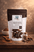 Mélange de protéine végétale au chocolat