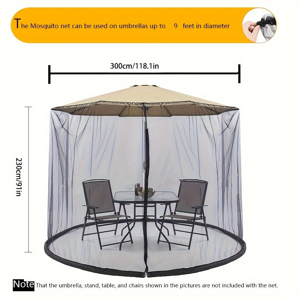 Moustiquaire extérieure en maille noire