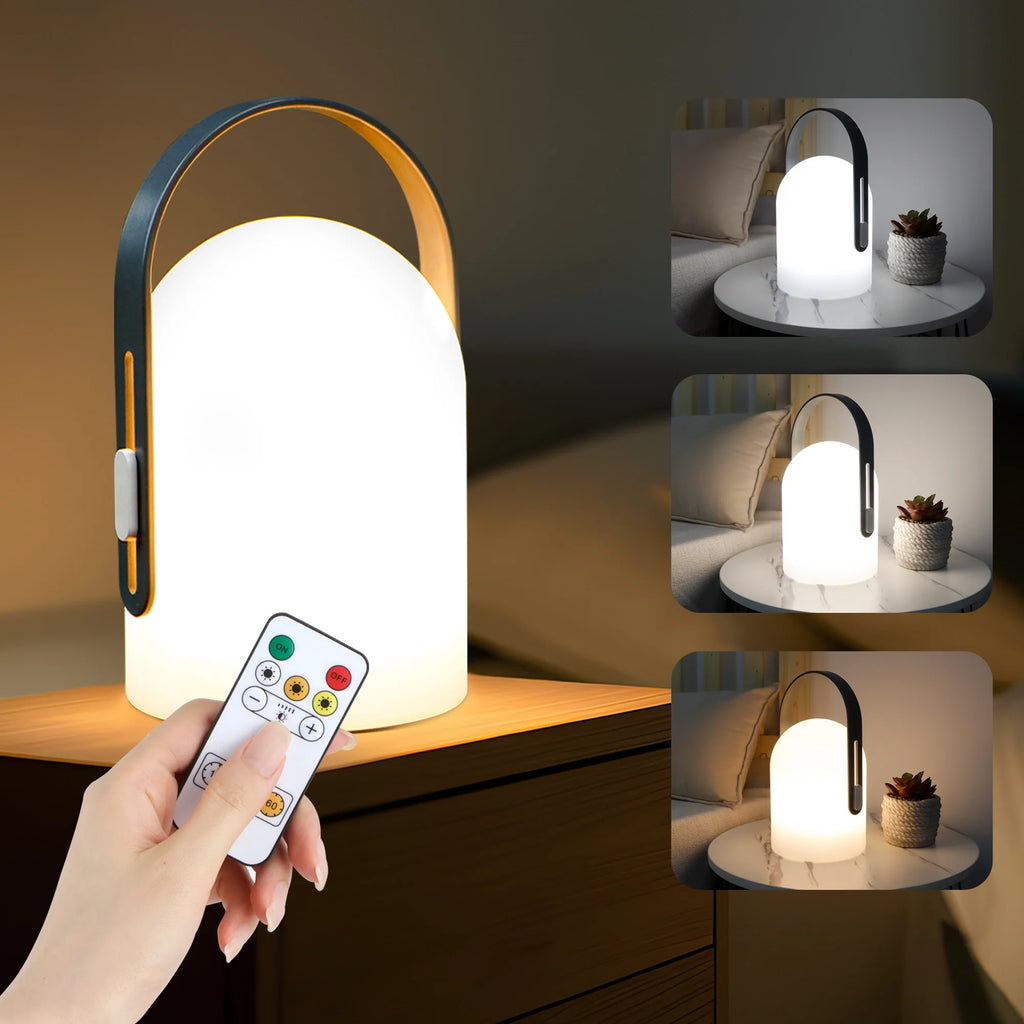 Lampe de table d’extérieur rechargeable et portable – 4000 mAh